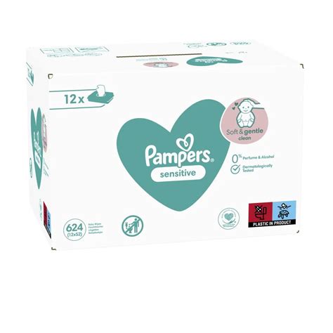 Balenie Pampers Sensitive 12x52 ks