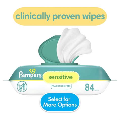 Pampers Sensitive wipes for baby skin