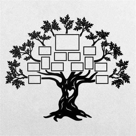 Rodostrom s genetickými symbolmi