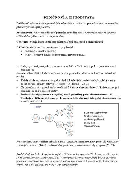 Infografika: Dedičnosť bežných fyzických čŕt