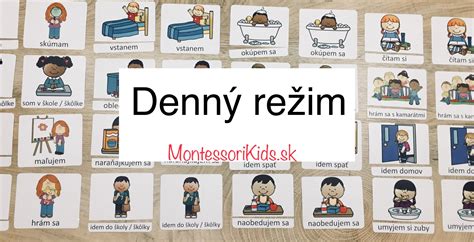 Vizuálne pomôcky a denný režim v škole
