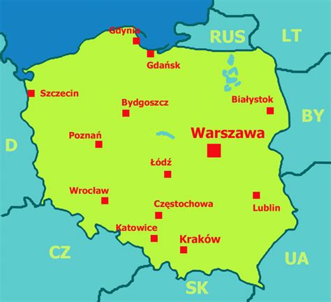 Mapa: Poloha Bytomu v Poľsku
