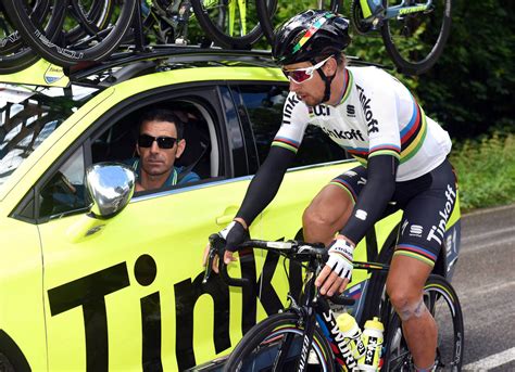 Mladý Peter Sagan na bicykli