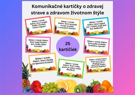 Infografika o zdravej výžive a životnom štýle