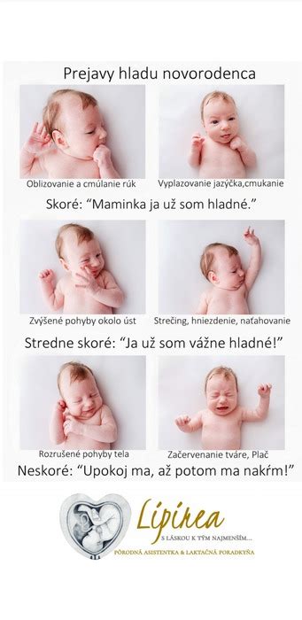 Signály hladného novorodenca