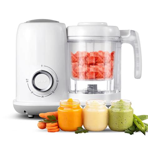 Baby food maker functions infographic