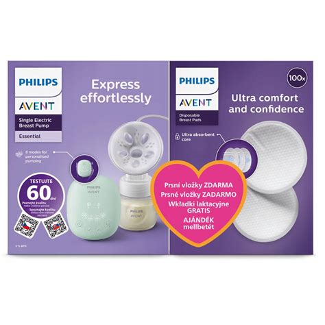 Rozložené časti Philips Avent zberačov mlieka