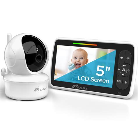 Indoor and outdoor range diagram for baby monitor