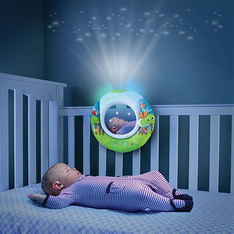 Baby sleeping with a night light