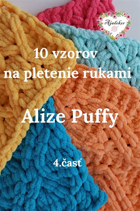 Rôzne typy pletených vzorov na detských dekách