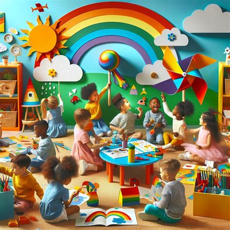 Deti zapojené do výtvarnej aktivity