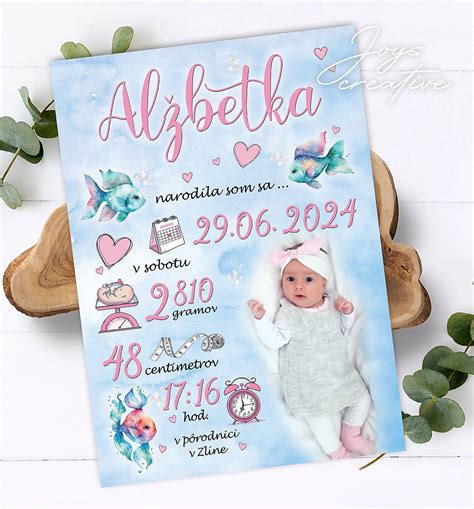 Personalizovaná deka pre bábätko s menom a údajmi o narodení