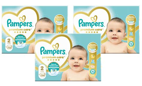 Detailný pohľad na novorodeneckú plienku Pampers Premium Care