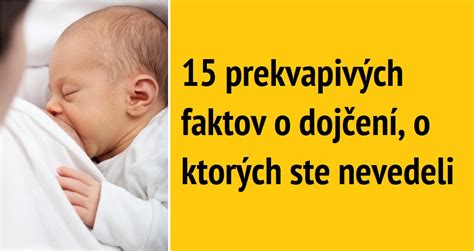 Mýty a fakty o dojčení - kontrast