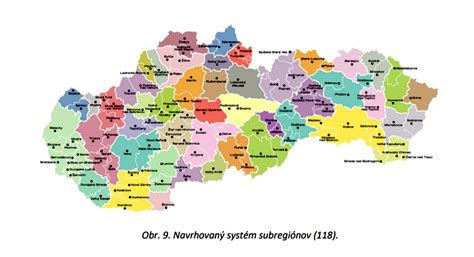 Mapa plodnosti Slovenska podľa okresov s farebným odlíšením