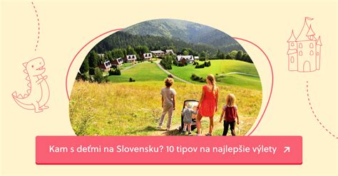 Mapa obľúbených destinácií pre rodiny s deťmi na Slovensku