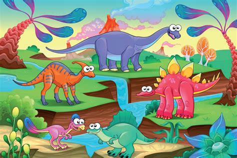 Dieťa objavuje dinosaury v hre