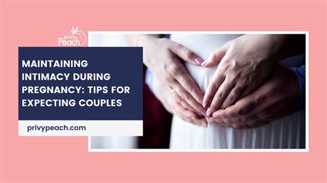 Couple enjoying intimacy during pregnancy