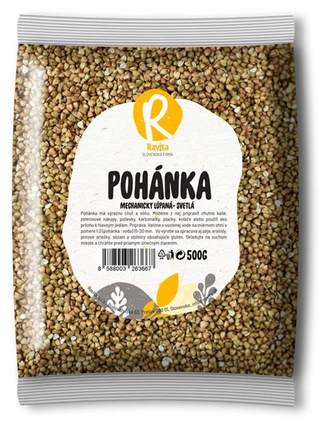 Mechanicky a termicky lúpaná pohánka - rozdiel vo farbe a forme