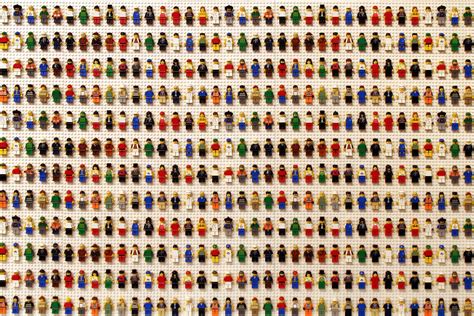 Detail tváre LEGO Yodu
