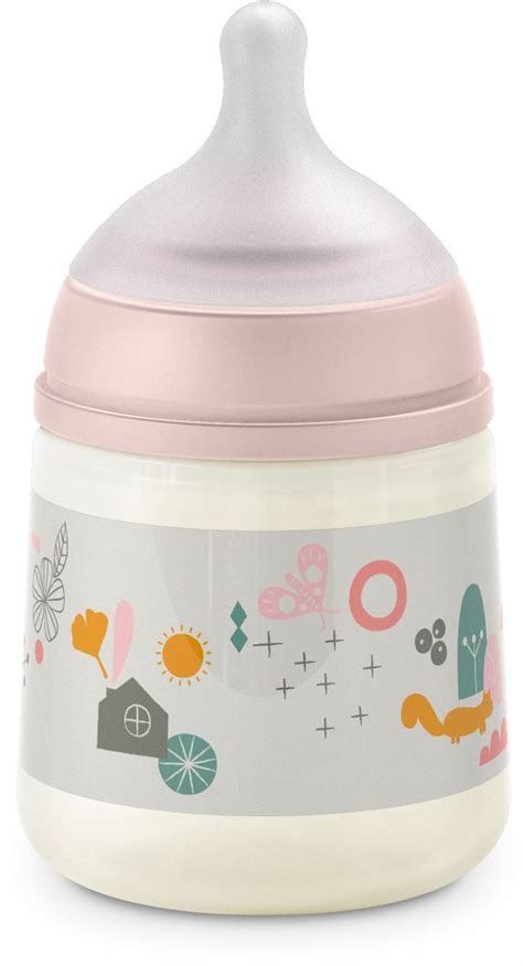 ilustrácia dojčenskej fľaše a cumlíka