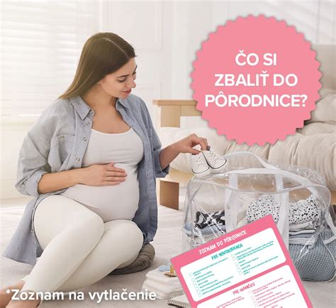 Piktogramy pre veci, ktoré si treba priniesť do pôrodnice