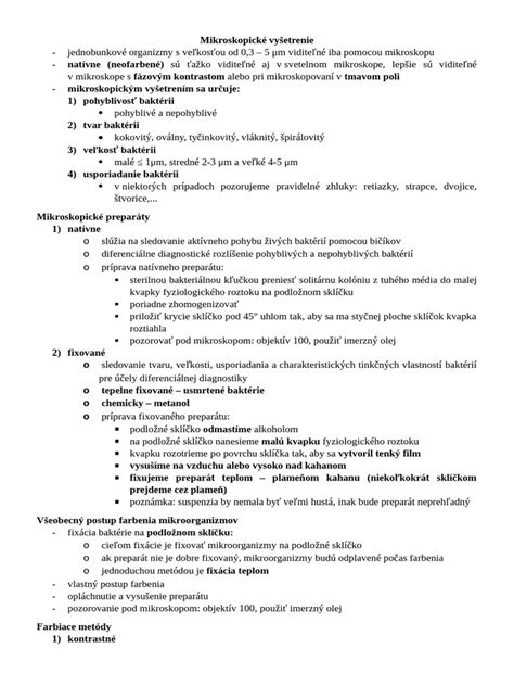Mikroskopické vyšetrenie v patologickom laboratóriu