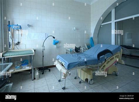 Medical equipment in a hospital delivery room