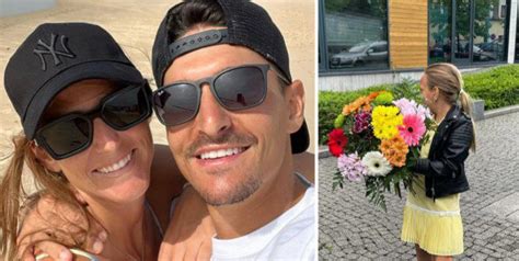 Michal Hrdlička s manželkou Karolínou Plíškovou