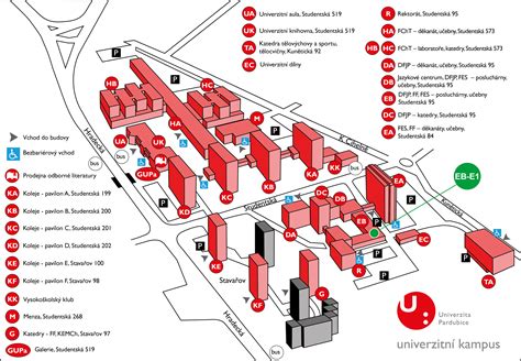 Mapa kampusu Slovenskej zdravotníckej univerzity