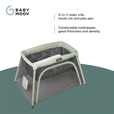Babymoov Naos travel cot setup