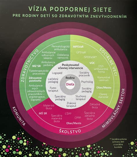 Infografika: Sieť podpory pre rodiny s deťmi so zdravotným postihnutím