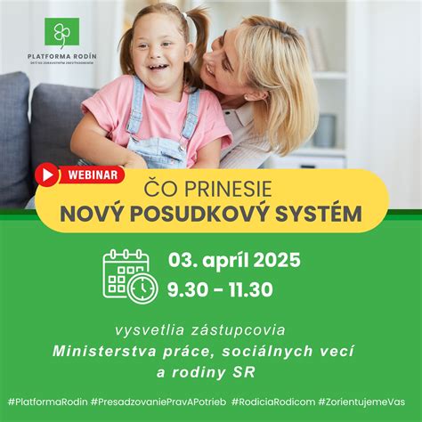 Rodinná podpora pre dieťa so znevýhodnením