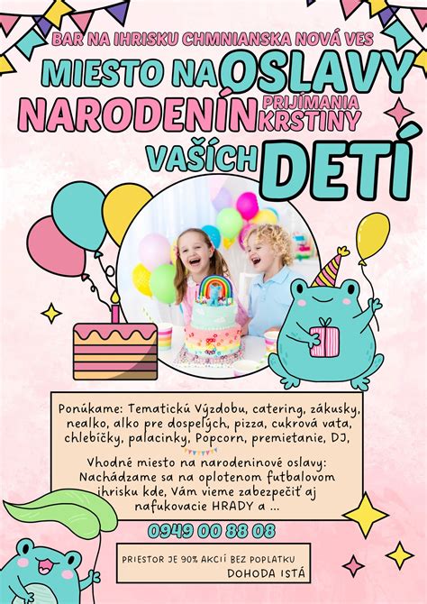 Ukážky veselých pozvánok na detské narodeninové oslavy s rôznymi motívmi