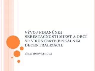Diagram fiškálnej decentralizácie
