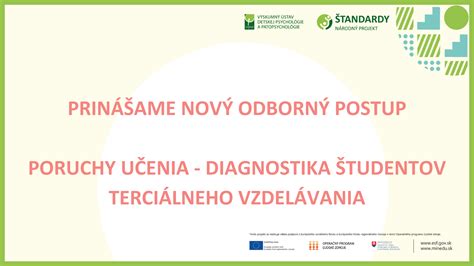 Diagnostika učenia: Ilustrácia rôznych testov