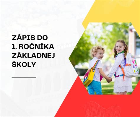 Zápis do základnej školy