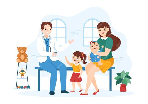 Ilustrácia: rodičia vyberajúci pediatra online