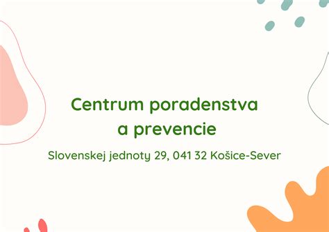 Interiér Centra poradenstva a prevencie