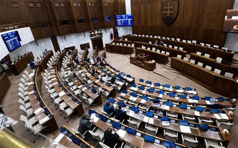 Zasada Národnej rady SR, poslanci rokujú v parlamente