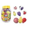 Ilustrácia hryzadla v tvare ovocia