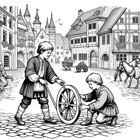 Deti hrajú na rolničky a triangel