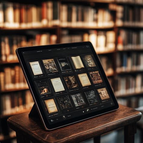 Digital library interface showing diverse educational content