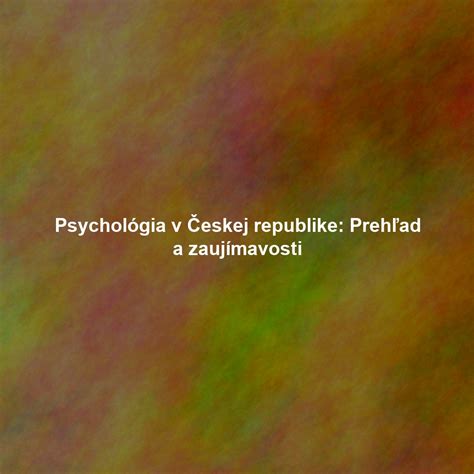 Prehľad foriem rodičovského príspevku v Českej republike