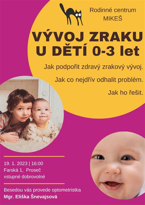 vývoj zraku u bábätka infografika