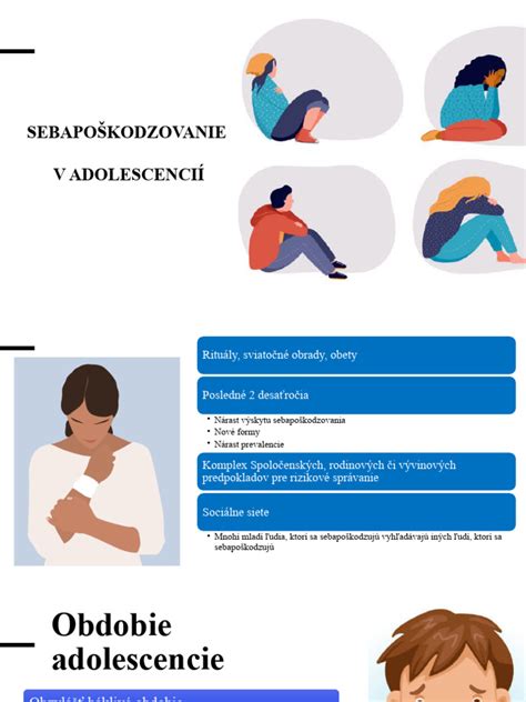 Sebapoškodzovanie a depresia v puberte