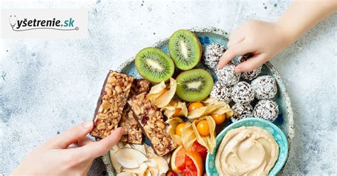 Rôzne zdravé snacky