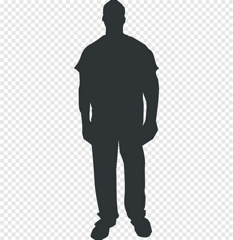 Silueta muža pred a po chudnutí
