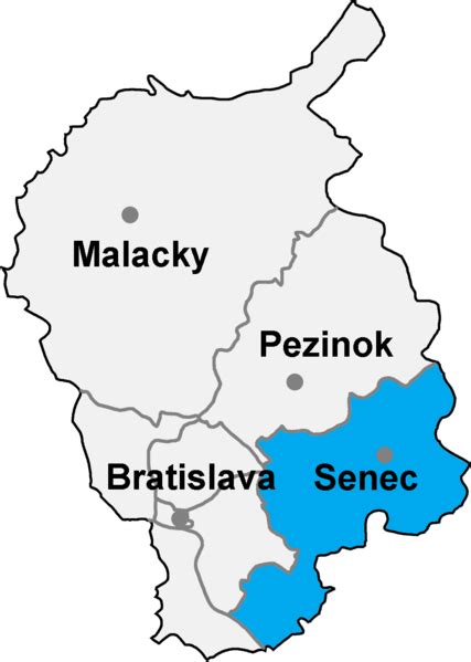 Mapa obce Zálesie, okres Senec