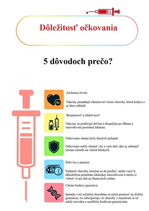 Dôležitosť očkovania a prevencie chorôb